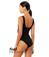 Womens Bodysuit BLACK Back