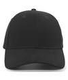 Brushed Cotton Twill Cap BLACK Front