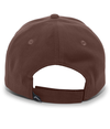 Brushed Cotton Twill Cap BROWN Back