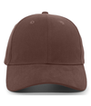 Brushed Cotton Twill Cap BROWN Front
