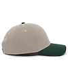Brushed Cotton Twill Cap KHAKI/HUNTER rside