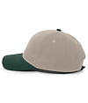 Brushed Cotton Twill Cap KHAKI/HUNTER lside