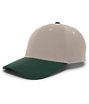 Brushed Cotton Twill Cap KHAKI/HUNTER Front