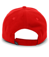 Brushed Cotton Twill Cap RED Back