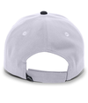 Brushed Cotton Twill Cap SILVER/NAVY Back