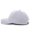 Brushed Cotton Twill Cap SILVER lside