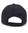 Brushed Cotton Twill Cap WHITE/NAVY/NAVY Back
