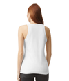 CVC Womens Racerneck Tank WHITE Back