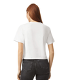 Fine Jersey Womens Boxy Tee WHITE Back