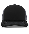 Contrast Stitch Trucker BLACK/GRAPHITE/BLACK Front