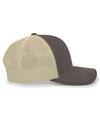Contrast Stitch Trucker BROWN/KHAKI/BROWN rside