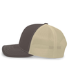 Contrast Stitch Trucker BROWN/KHAKI/BROWN lside