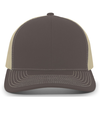 Contrast Stitch Trucker BROWN/KHAKI/BROWN Front