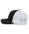 Contrast Stitch Trucker BLACK/WHITE/BLACK lside