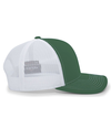 Contrast Stitch Trucker DARK GREEN/WHITE/DARK GREEN rside
