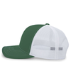Contrast Stitch Trucker DARK GREEN/WHITE/DARK GREEN lside