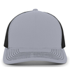 Contrast Stitch Trucker HEATHER GRY/BLACK/HEATHER GREY Front