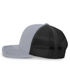 Contrast Stitch Trucker HEATHER GRY/BLACK/HEATHER GREY lside