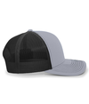 Contrast Stitch Trucker HEATHER GRY/BLACK/HEATHER GREY rside