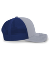 Contrast Stitch Trucker HEATHER GRY/ROYAL/HEATHER GREY rside