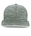 Aggressive Heather Trucker Cap D GREEN HTHR/WHT/D GREEN HTHR Front