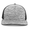 Aggressive Heather Trucker Cap GRAPHITE/LIGHT CHARCOAL Front