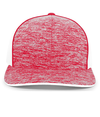 Aggressive Heather Trucker Cap RED HEATHER/WHITE/RED HEATHER Front