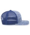 Aggressive Heather Trucker Cap ROYAL/ROYAL rside