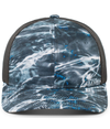 Mossy Oak Trucker Snapback Cap BLACKFIN/LIGHT CHARCOAL Front