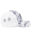 Mossy Oak Trucker Snapback Cap WAKEFORM HAILSTONE/WHITE rside