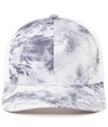 Mossy Oak Trucker Snapback Cap WAKEFORM HAILSTONE/WHITE Front