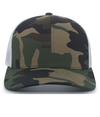 Camo Snapback Trucker ARMY/WHITE/ARMY Front