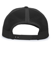 Heather Trucker Snapback BLACK HTHR/BLACK/BLACK HEATHER Back