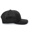 Heather Trucker Snapback BLACK HTHR/BLACK/BLACK HEATHER rside