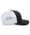 Heather Trucker Snapback BLACK HTHR/WHITE/BLACK HEATHER rside
