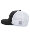 Heather Trucker Snapback BLACK HTHR/WHITE/BLACK HEATHER lside