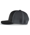 Trucker Flexfit Snapback BLACK/GRAPHITE/BLACK lside