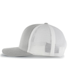 Trucker Flexfit Snapback SILVER/WHITE/SILVER lside
