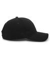 Brushed Twill Cap BLACK/CHARCOAL rside