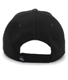Brushed Twill Cap BLACK/CHARCOAL Back