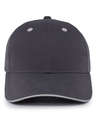Brushed Twill Cap GRAPHITE/WHITE Front