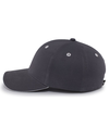 Brushed Twill Cap GRAPHITE/WHITE lside