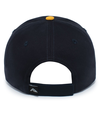 Brushed Twill Cap NAVY/GOLD Back