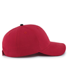 Brushed Twill Cap RED/BLACK rside