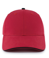 Brushed Twill Cap RED/BLACK Front