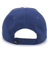 Brushed Twill Cap ROYAL/WHITE Back