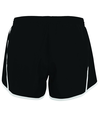 Ladies Junior Fit Pulse Short BLACK/BLACK/WHITE Back
