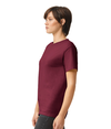 Heavyweight Cotton Unisex Tee BURGUNDY Side