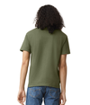 Heavyweight Cotton Unisex Tee MILITARY GREEN Back
