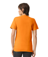 Heavyweight Cotton Unisex Tee ORANGE Back